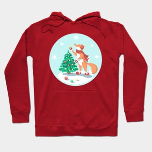 Christmas fox Hoodie